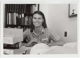 Professor Dale Grossman in her office