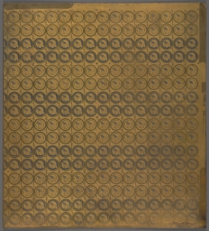 Uncut Sheet of Metal Willkie-Franklin D. Roosevelt Lapel Buttons, ca. 1940