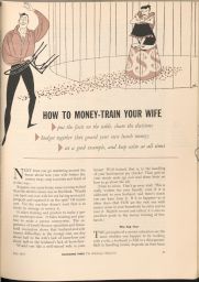 How to money train your wife illustration.