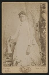 Woman holding handkerchief