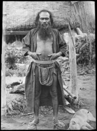 Chief of the Ainu village of Abashiri