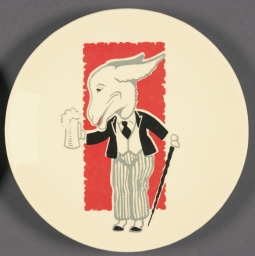 Democratic Donkey Plate, ca. 1956