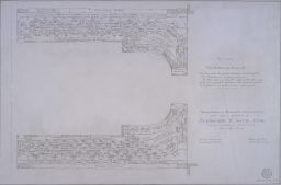 Seymour Knox estate drawings - South half of Perennial planting plan