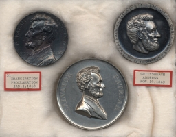Lincoln Commemorative Medallions, ca. 1865-1909
