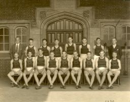 Track (men's), 1930 varsity team, group photograph