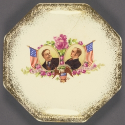 William H. Taft-Sherman Ceramic Portrait Plate, ca. 1908