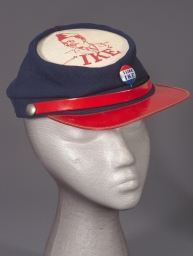 Eisenhower Ike Civil War-style Forage Cap with Button, ca. 1952