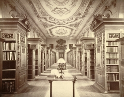 Cambridge. King's College Library (Interior) 