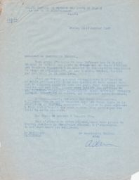 Adam Rayski to the General Secretary Requesting Financial Support, January 1947 (correspondence copy)