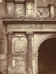 Les Nöes-près-Troyes. Church of Saint Andrew, Portal Detail      