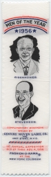 Eisenhower-Stevenson Men Of The Year Portrait Bookmark, 1956