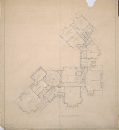 Job #229 - Second floor plan for the residence for R. B. Maltby Esq.