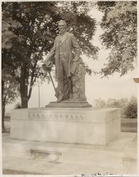 Ezra Cornell Statue, Arts Quad