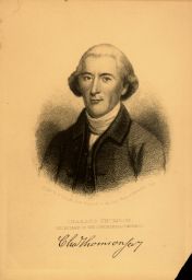 Charles Thomson (1729-1824), autographed portrait