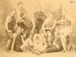 Crew (men's), 1892 team (possible Medical School), group photograph