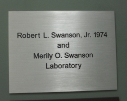 Swanson Laboratory Plaque
