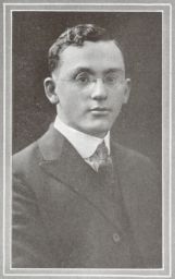 Frank David Levy (1894-1982) M.D. 1917, yearbook photograph