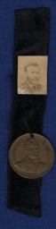 Grant Memorial Ribbon and Medal, ca. 1885