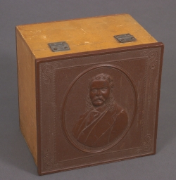Gen. Chester A. Arthur Portrait Collar Box, ca. 1880