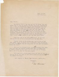 Letter from Jack Blair to "Chuck", 25 September 1941.