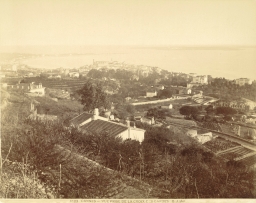 Cannes. View taken from the Croix des Gardes Area      