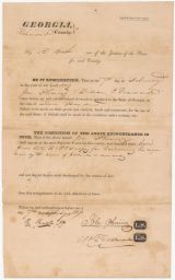 Underground Railroad Related Document - Fine is Levied for Harbouring Runaway Slave
