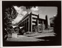 Photograph of the north wing of Martha Van Rennselaer (MVR) Hall