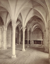 Mont Saint-Michel Abbey, The Marvel. Refectory (Interior)      