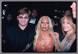 Elton John, Donatella Versace, Jennifer Lopez