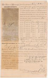 Natchez Courier Journal - Slave Auction Advertisement - Proof of Publication