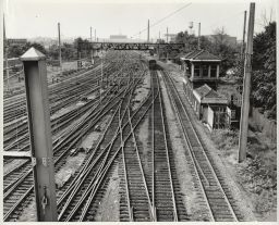 View of B&O Main Line Passenger Tracks, Facing South