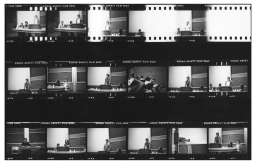 Contact sheet of National Gay Task Force staff members speaking at an event