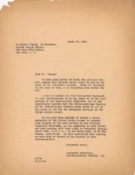JPFO to Nathan Straus, March 1943 (correspondence)