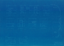Plan #1062 Interior details - Bathrooms # 3 and 4 - residence for Mr. R.M. Carrier