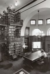Interior of Uris Library - A. D. White Library