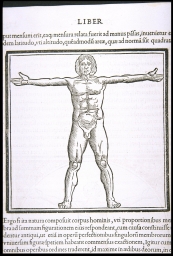 [Human Figure Inscribed in a Square] (from Vitruvius, On Architecture) [Vitruvian Man]