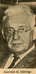 Laurence H. Eldredge (1902 – 1982), LL.B. 1927, at age 69