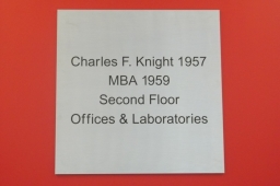 Charles F. Knight Offices and Laboratories Plaque