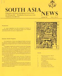 South Asia News, cover page