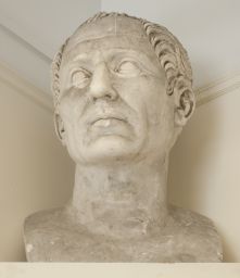 Colossal bust of Julius Caesar