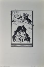 Illustration for "A Classical Storybook" (Dido and Aeneas)