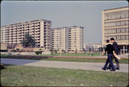Cluster of residential and other buildings in park-like surroundings (Zagreb, HR)