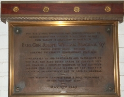 Joseph William Beacham Plaque