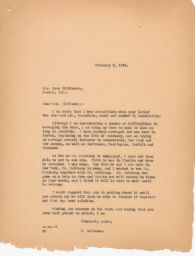 Rubin Saltzman to Nora Zhitlowsky about Speaking Tour, February 1944 (correspondence)