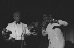 Tito Puente, Dave Valentin, and Celia Cruz at Windows on the World
