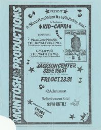 Jackson Center, Oct. 23, 1981