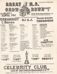 Celebrity Club, Aug. 1, 1980