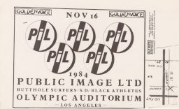 Olympic Auditorium, 1984 November 16