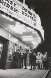 Thomas M. Wozny AEP '73 In Line With Other Students at Downtown Ithaca Movie Theatre