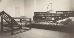 Sofa and library